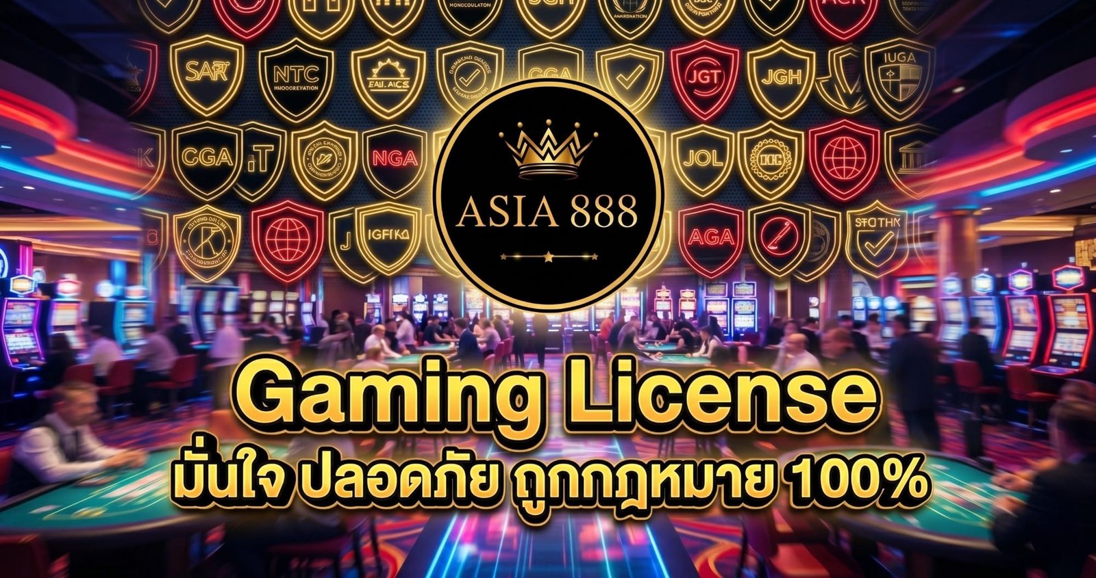 ใบอนุญาต - ASIA888